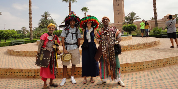 Having fun in Morocco