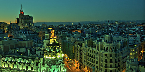 View of Madrid, Spain
