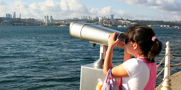 Looking at Istanbul, Turkey