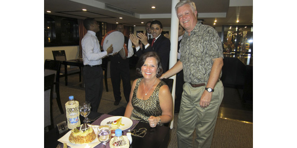 Kathy and John in Egypt