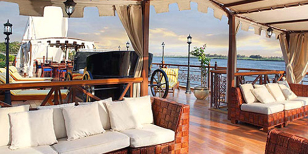 The Ultra Deluxe Sonesta Dahabiya, Top Deck